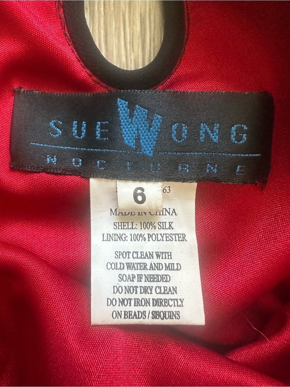 Vintage Sue Wong Nocturne Dress Silk Beaded Sequins 90s Y2K Vampy Flapper Sz 6 - Picture 8 of 12